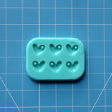 Mini Heart Earring Stud Mold