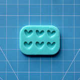 Mini Heart Earring Stud Mold