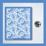 Lace Pattern Silkscreen