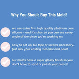 Clear Silicone 8" Sphere Mold