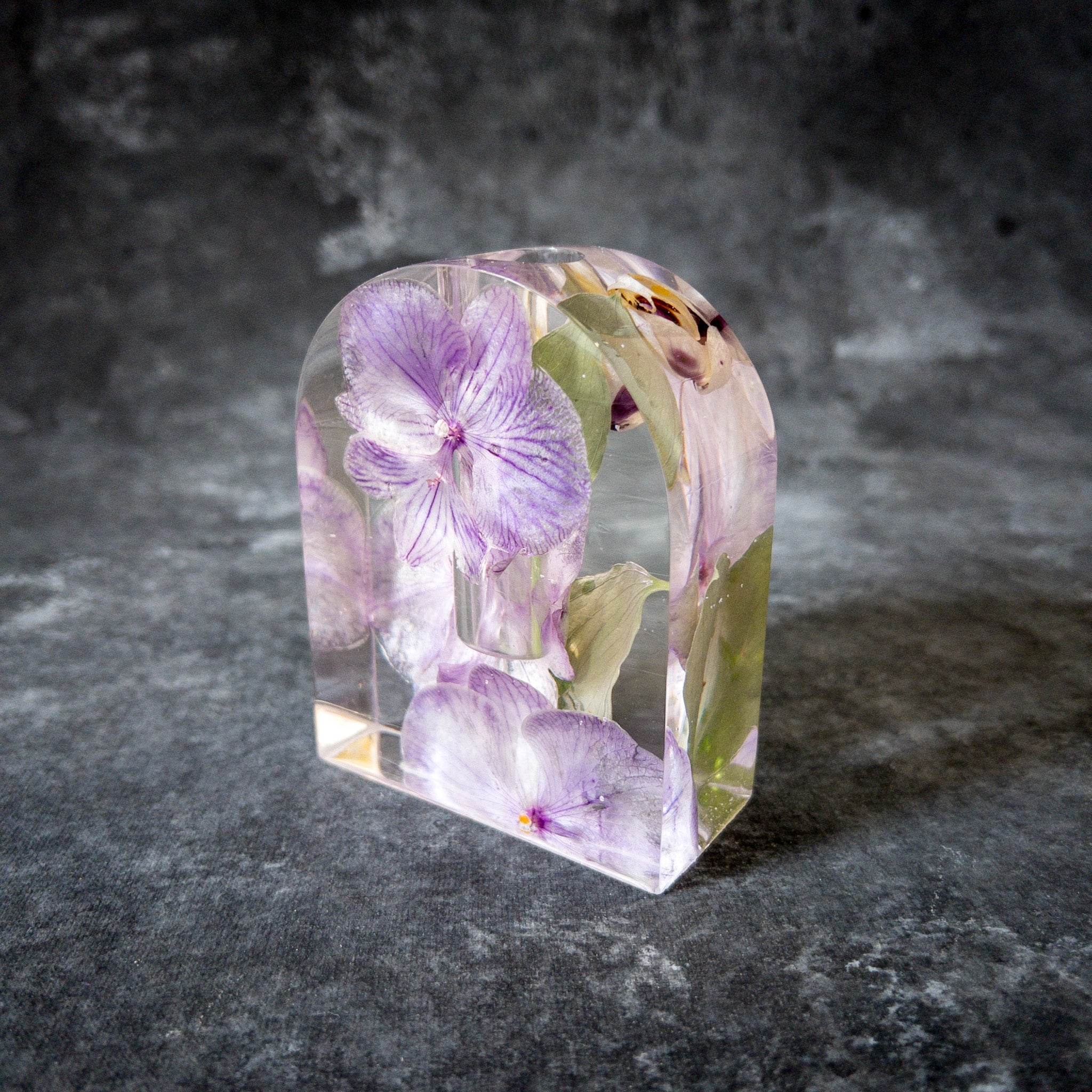 Clear Silicone Arch Bud Vase Mold