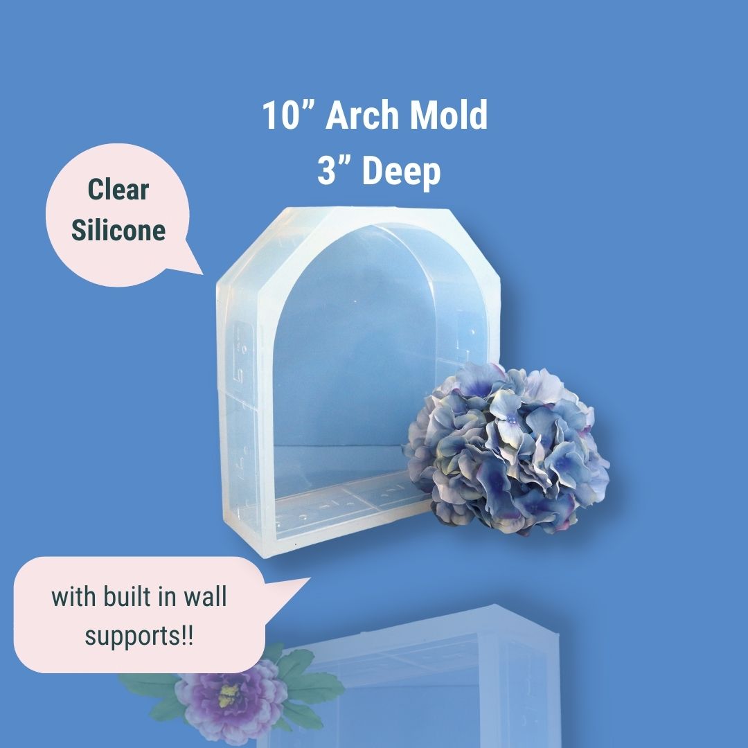 10" Clear Silicone Arch Mold