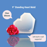 9" Silicone Standing Heart Mold