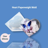 Standing Heart Paperweight Mold