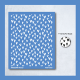 Sketchy Heart Pattern Silkscreen