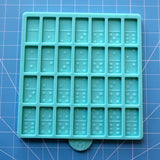 Double Six Domino Mold