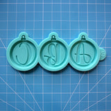 Clear Silicone Monogram Ornament Mold