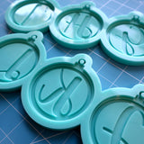 Clear Silicone Monogram Ornament Mold