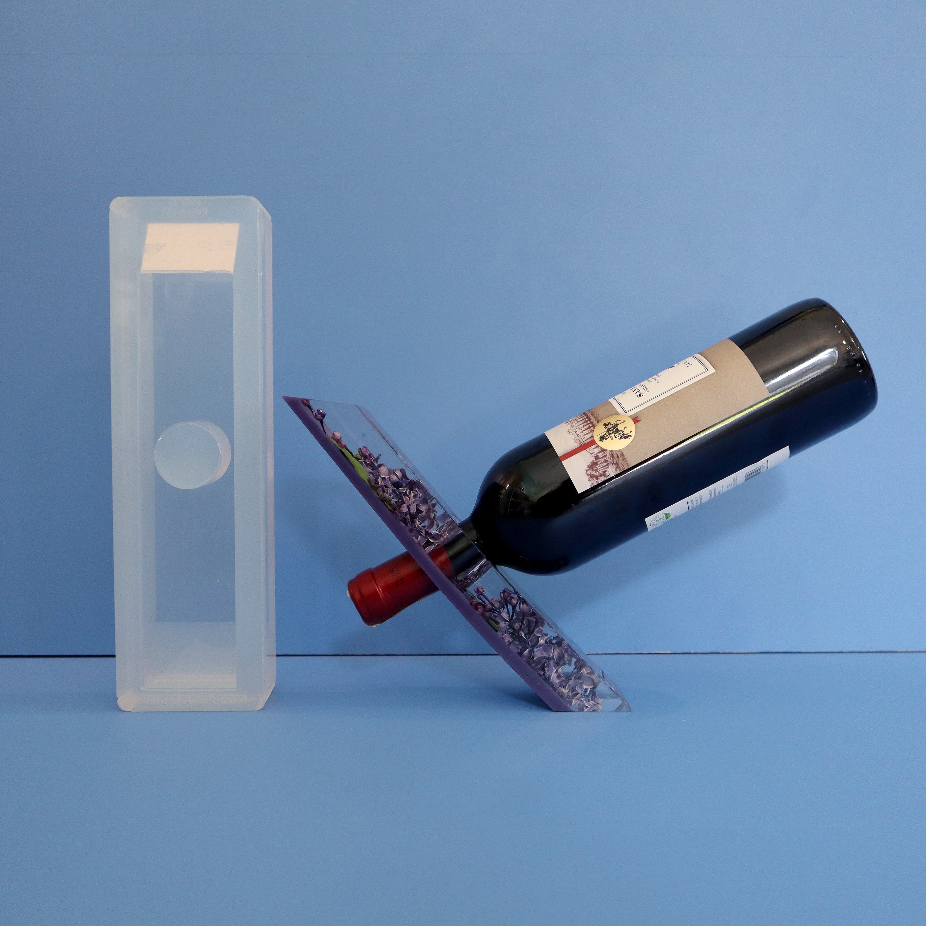 Balancing Wine Bottle Stand