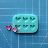 Mini Heart Earring Stud Mold
