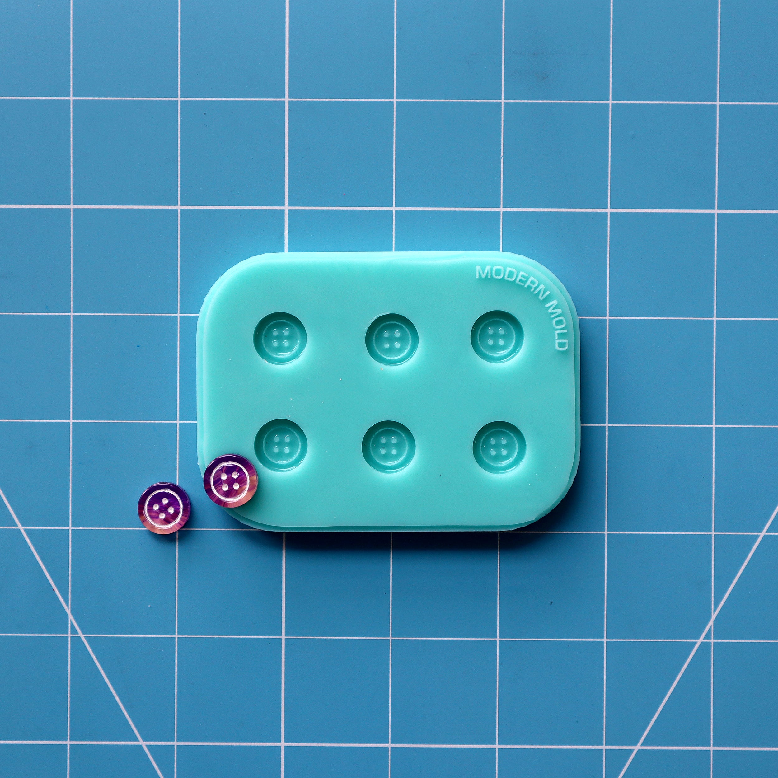 Round Button Earring Stud Mold