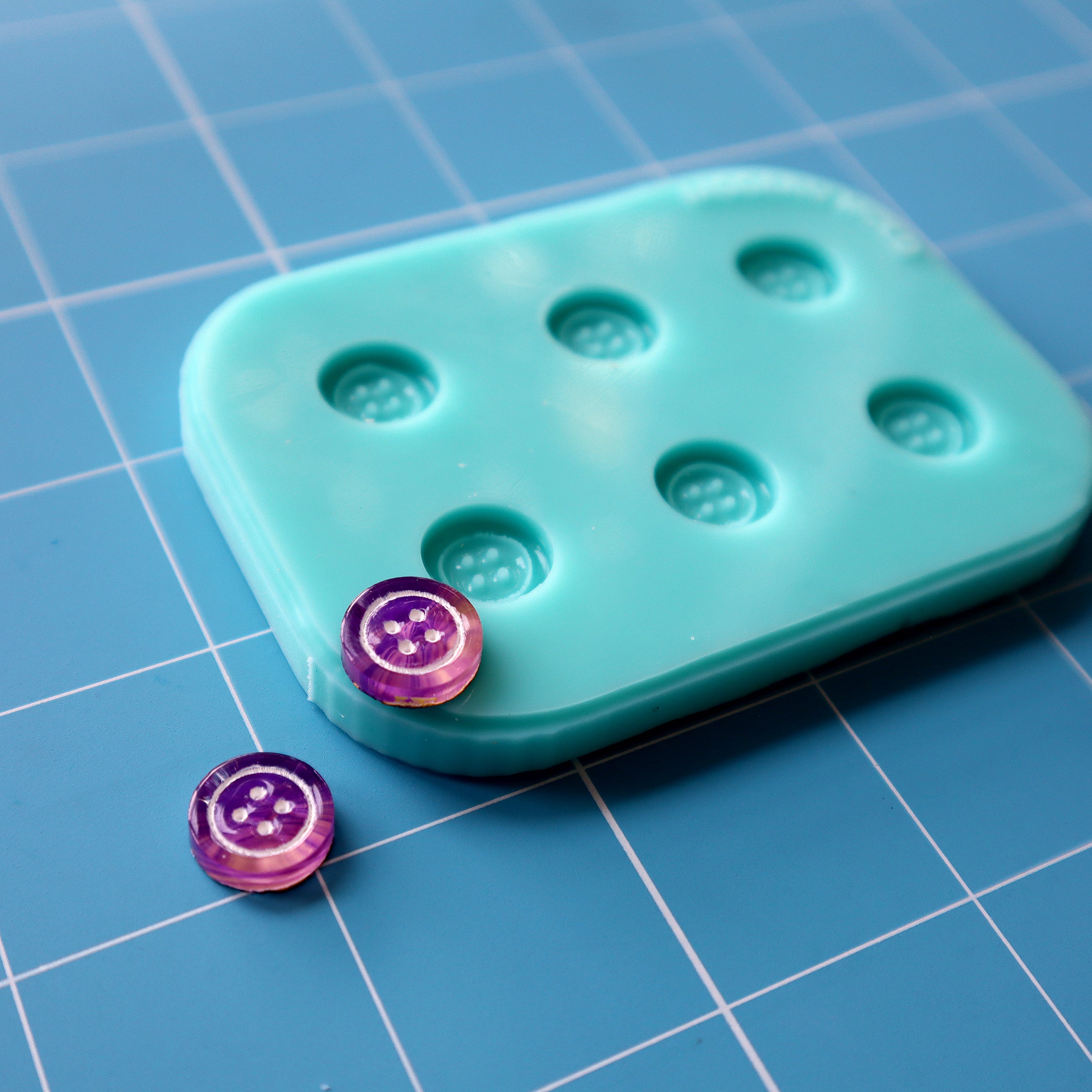 Round Button Earring Stud Mold