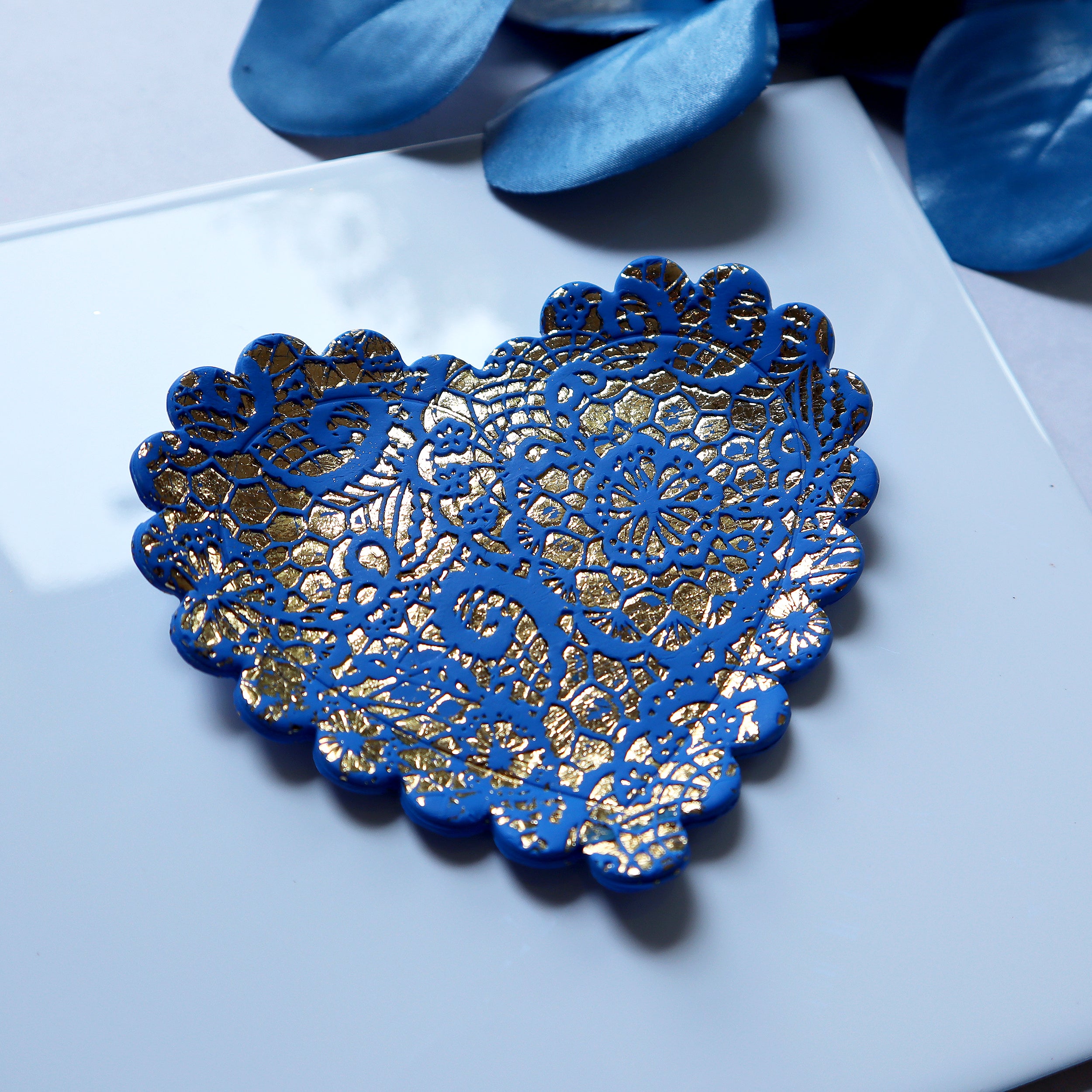 Polymer Clay Heart Trinket Dish Cutter