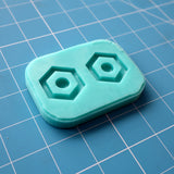 Hexagon Hoop Earring Mold