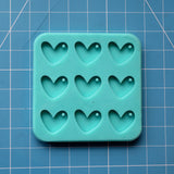 Asymmetrical Heart Keychain Mold Palette
