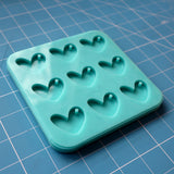 Asymmetrical Heart Keychain Mold Palette