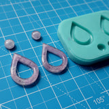 Teardrop Hoop Earring Mold