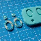 Oval Hoop Earring Mold