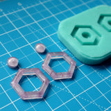 Hexagon Hoop Earring Mold