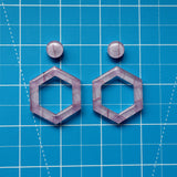 Hexagon Hoop Earring Mold