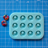 Round Circle With Hold Earring Mold