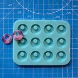 Round Circle With Hold Earring Mold