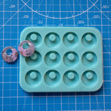 Round Circle With Hold Earring Mold