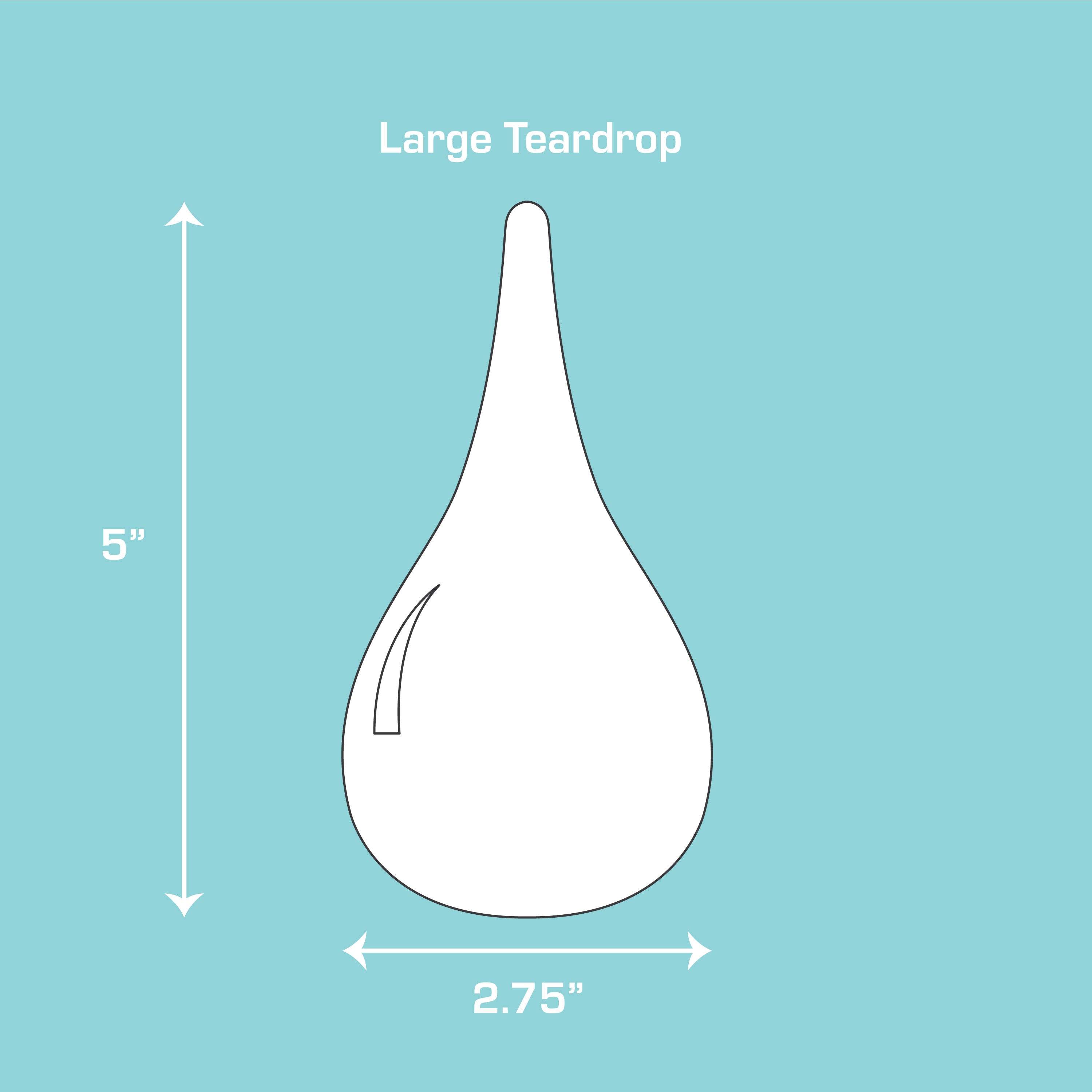 Clear Silicone Teardrop Ring Holder Mold