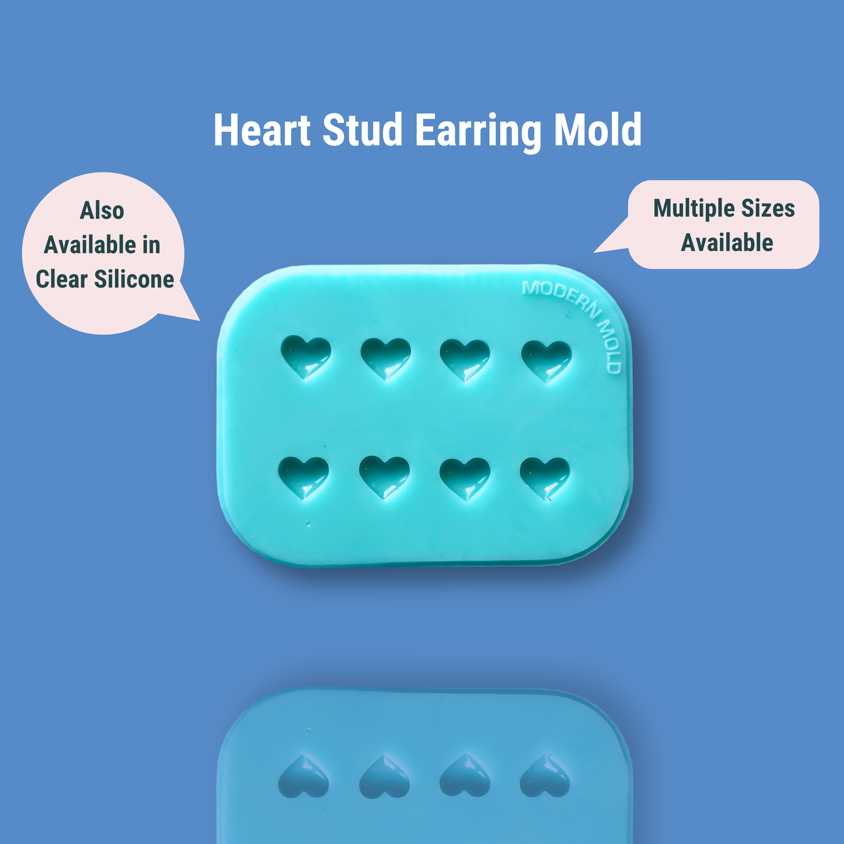 Heart Stud Earring Mold