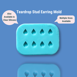 Teardrop Stud Earring Mold