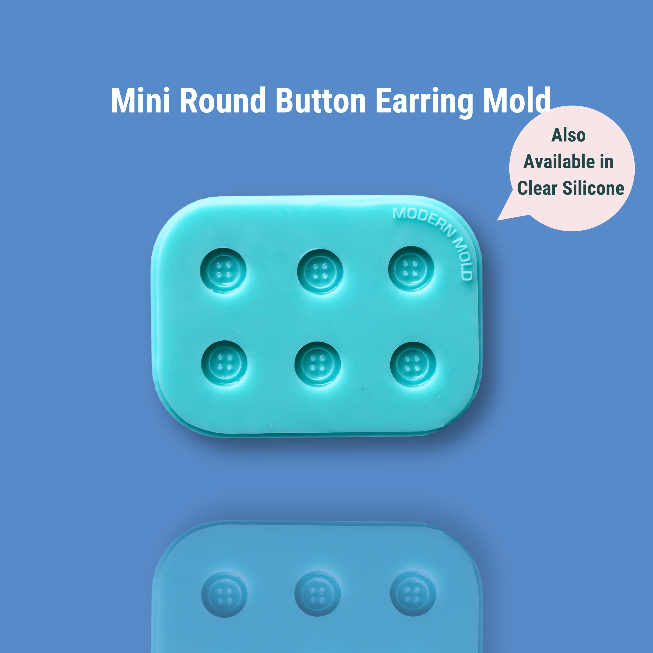 Round Button Earring Stud Mold