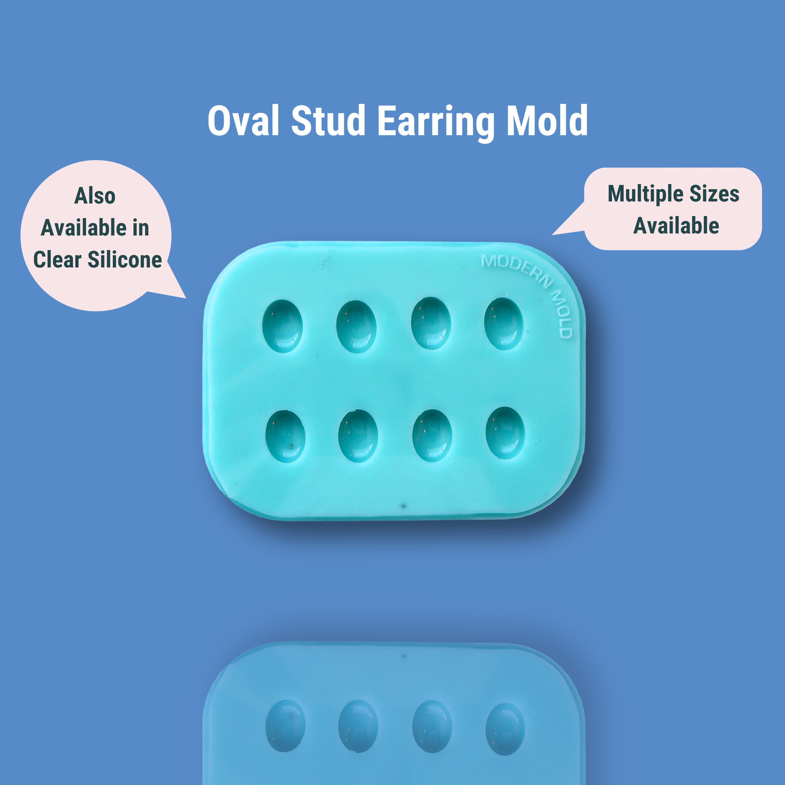 Oval Stud Earring Mold