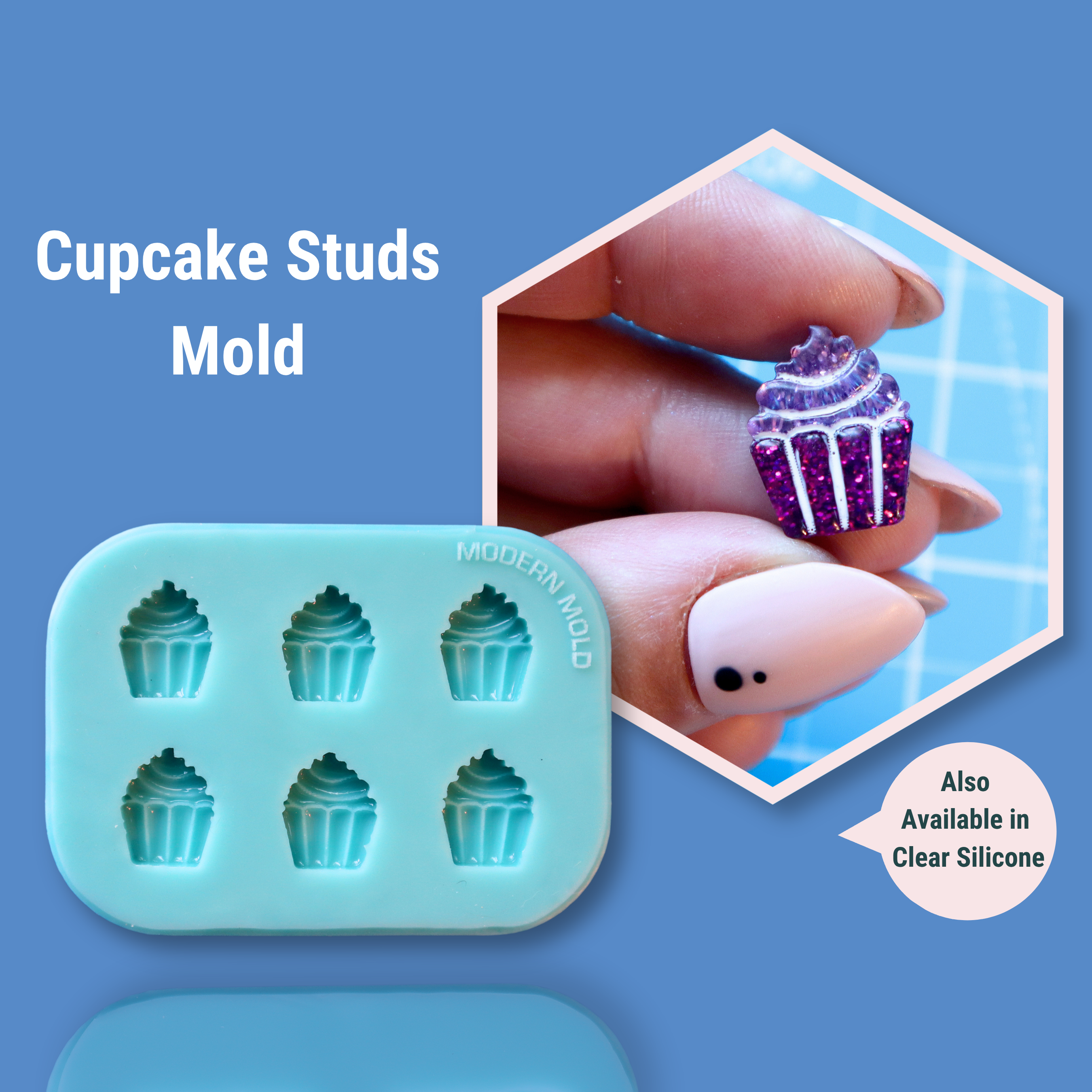 Cupcake Studs Mold