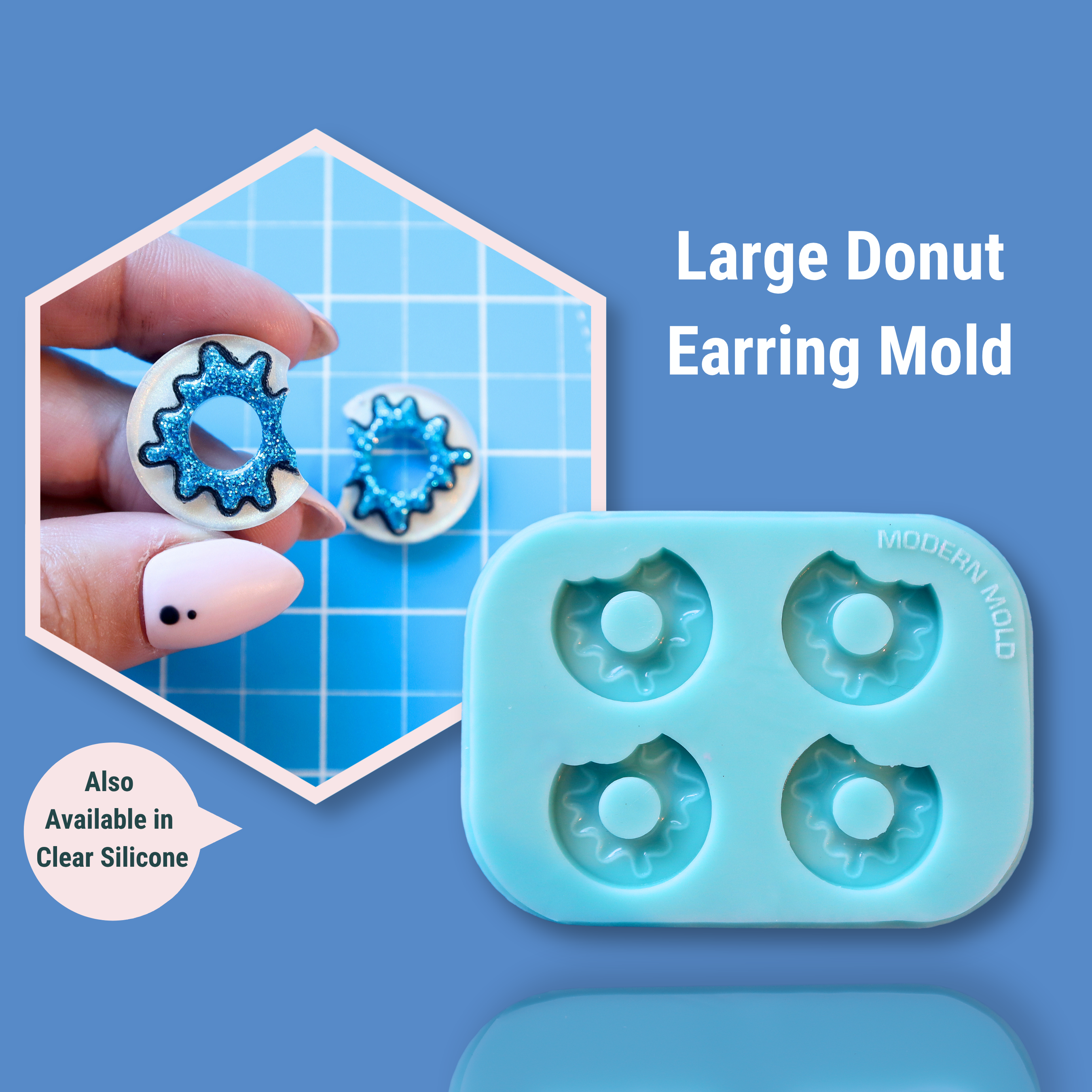 Large Donut Earring Mold