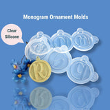 Clear Silicone Monogram Ornament Mold