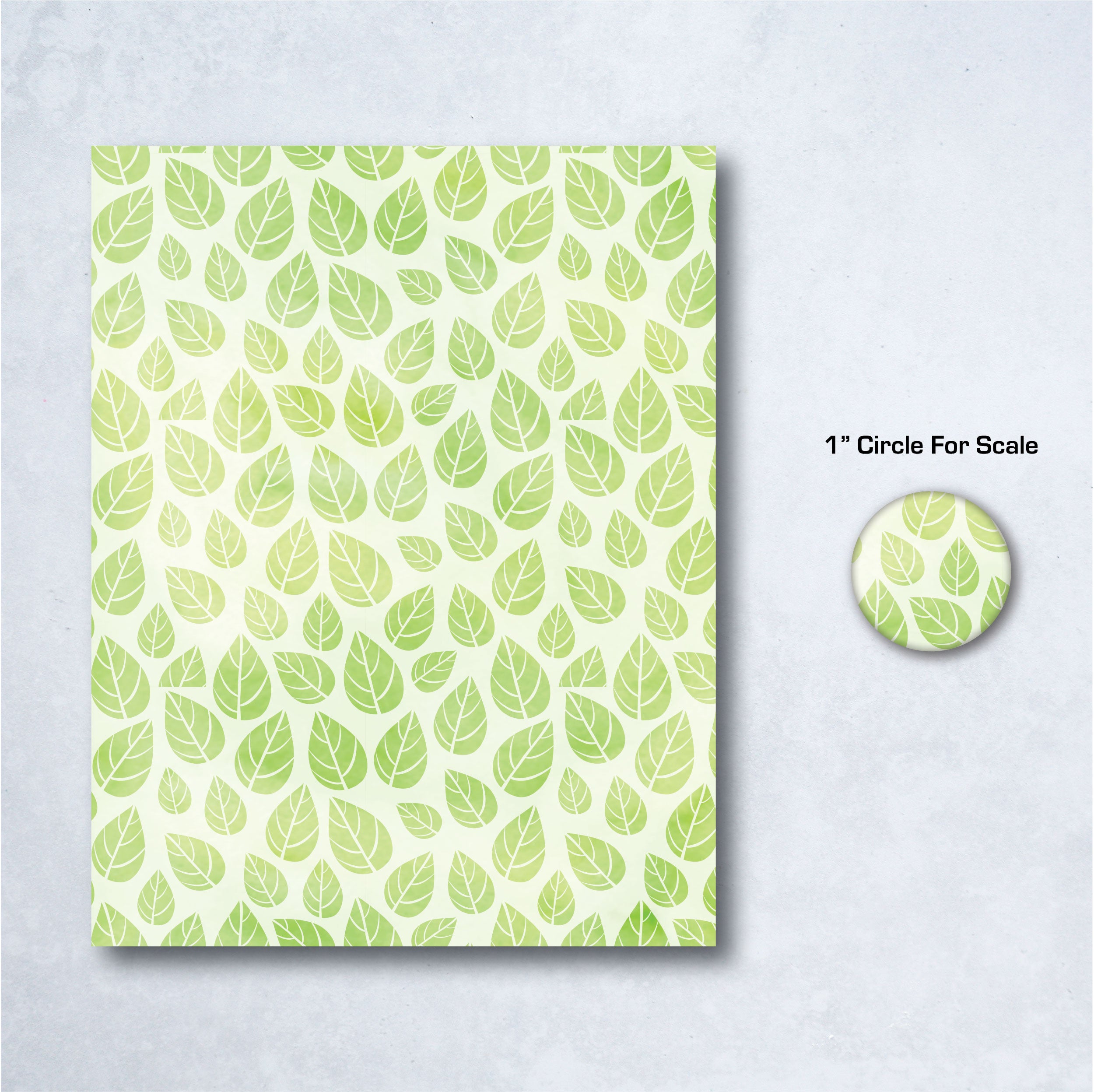 Watercolor Leaves Water Soluble Transfer Paper