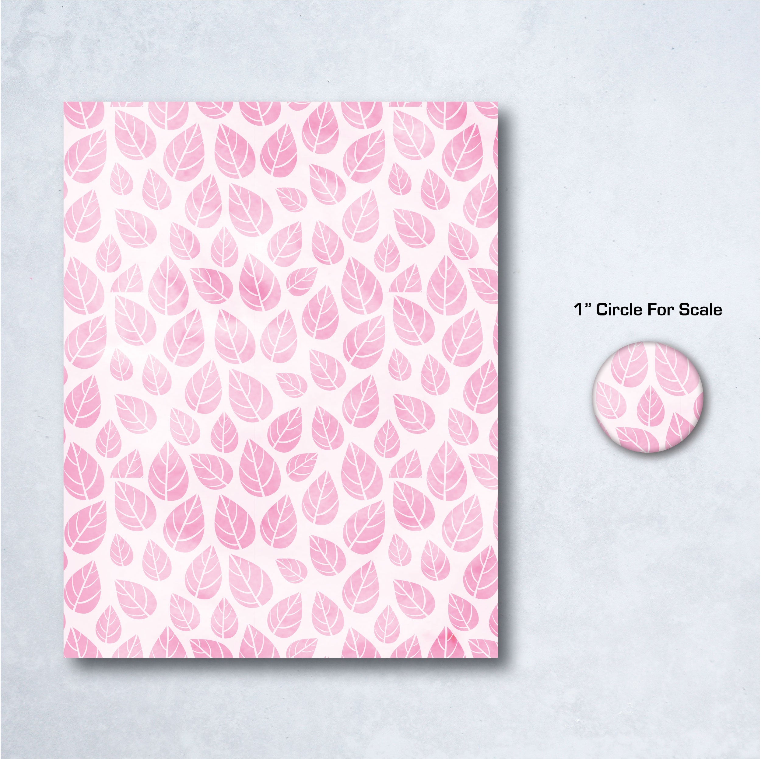 Watercolor Leaves Water Soluble Transfer Paper