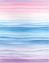 Watercolor Stripes Water Soluble Transfer Paper