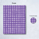 Watercolor Plaid Water Soluble Transfer Paper