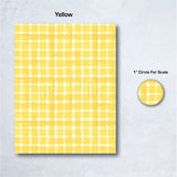 Watercolor Plaid Water Soluble Transfer Paper