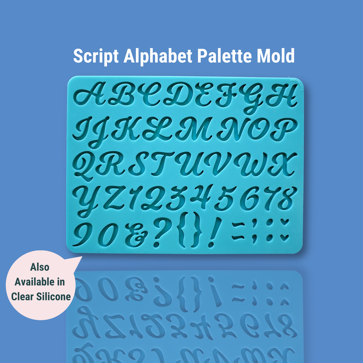 Script Alphabet Mold – Modern Mold