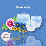 Clear Silicone Sphere Molds