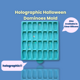 Clear Silicone Halloween Dominos Mold