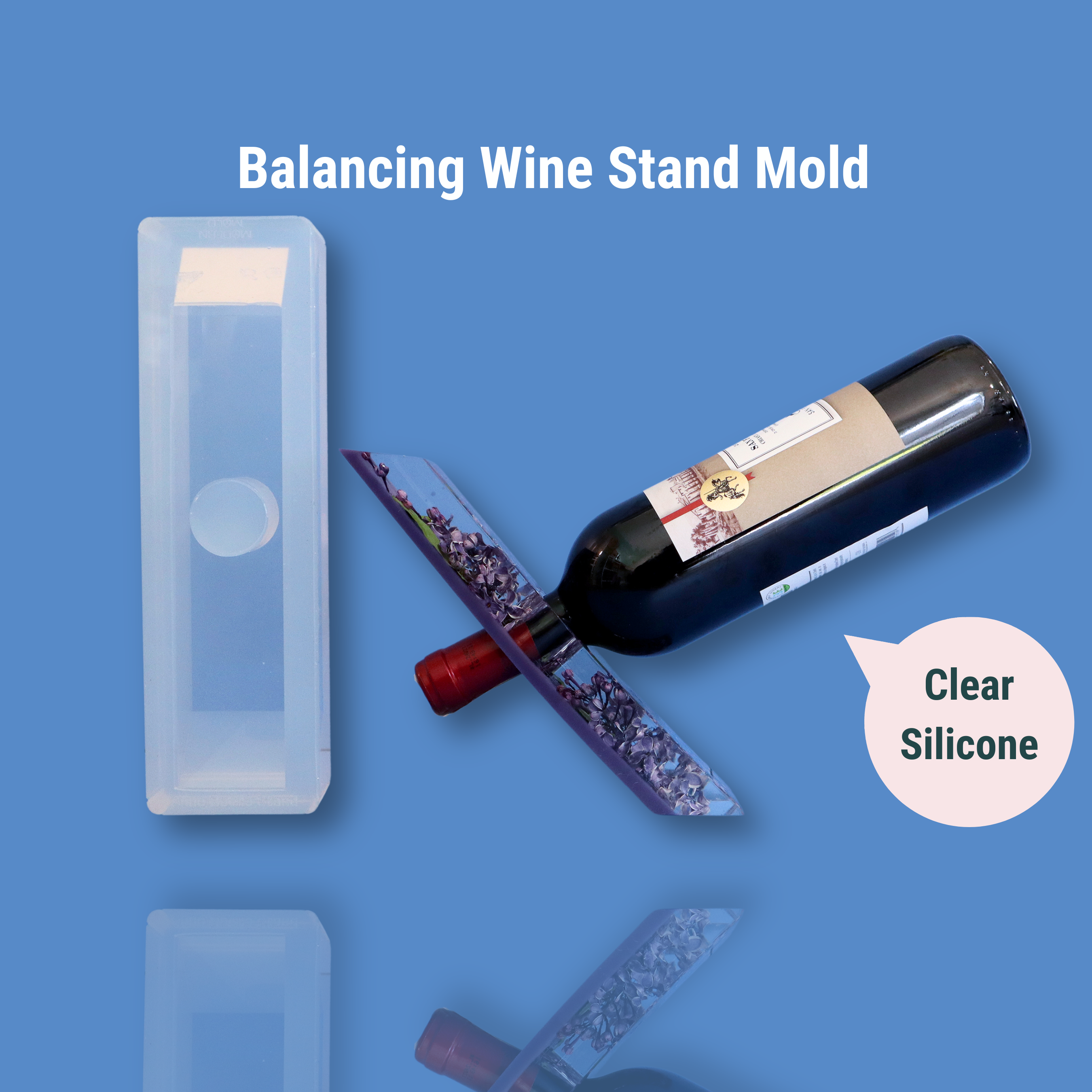 Balancing Wine Bottle Stand