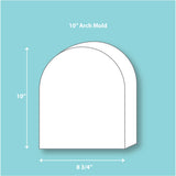 10" Clear Silicone Arch Mold