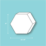 SET of 5", 7" and 9" Silicone Hexagon Molds