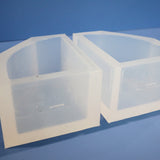Pair of Small Clear Silicone Bookend Molds