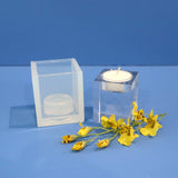 Clear Silicone Pillar Tealight Holder Molds