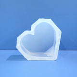 5" Standing Silicone Heart Mold