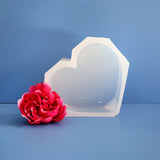 SET of 5", 7" and 9" Silicone Standing Heart Mold